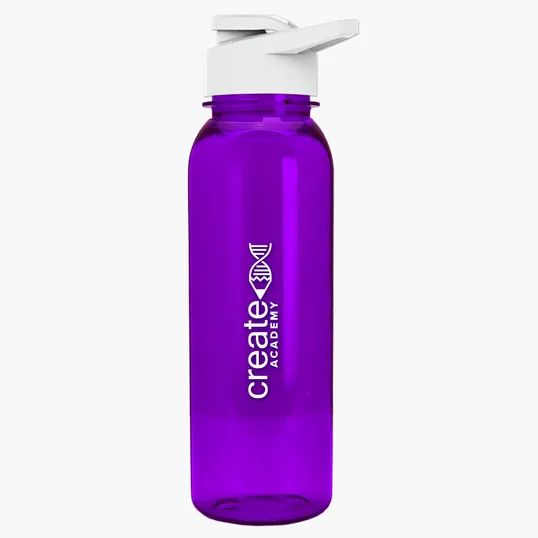Garyline® Flat-Sided Tritan® Bottle with Drink-Thru Lid, 24 oz. — view 84