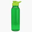 Garyline® Flat-Sided Tritan® Bottle with Drink-Thru Lid, 24 oz. — view 4