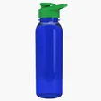 Garyline® Flat-Sided Tritan® Bottle with Drink-Thru Lid, 24 oz. — view 3