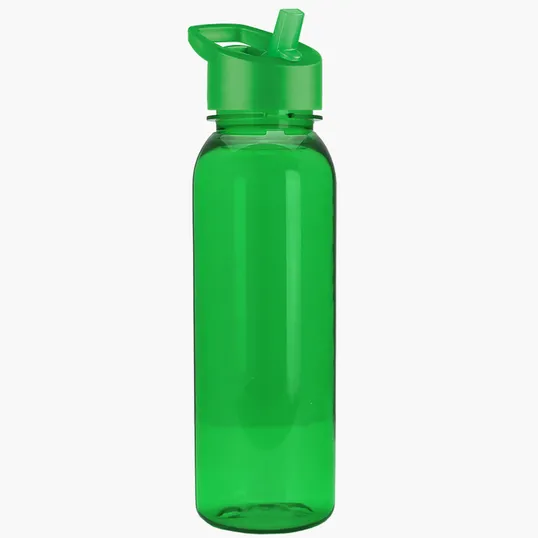 Garyline® Flat-Sided Tritan® Bottle with Flip-Straw Lid, 24 oz. — view 3