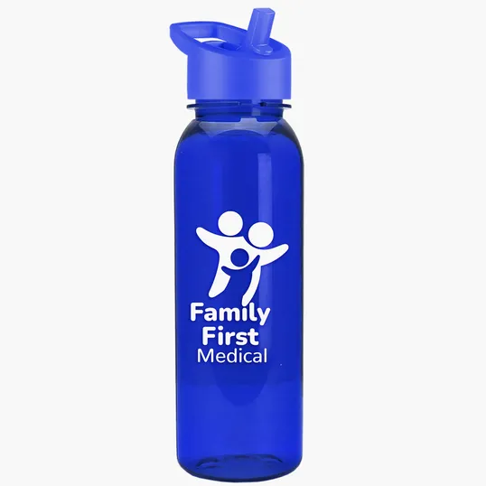 Garyline® Flat-Sided Tritan® Bottle with Flip-Straw Lid, 24 oz. — view 69