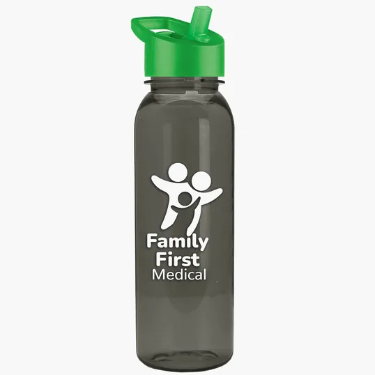 Garyline® Flat-Sided Tritan® Bottle with Flip-Straw Lid, 24 oz. — view 43