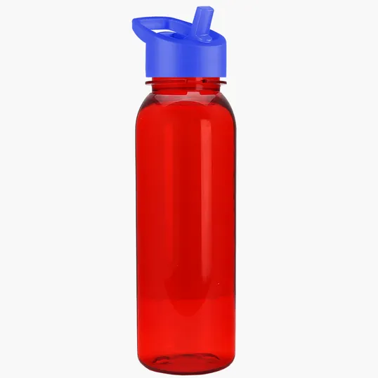Garyline® Flat-Sided Tritan® Bottle with Flip-Straw Lid, 24 oz. — view 6