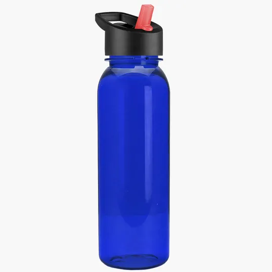 Garyline® Flat-Sided Tritan® Bottle with Flip-Straw Lid, 24 oz. — view 2