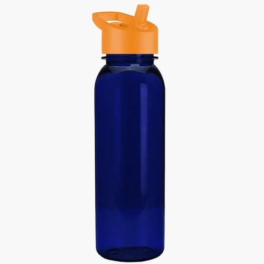 Garyline® Flat-Sided Tritan® Bottle with Flip-Straw Lid, 24 oz. — view 4