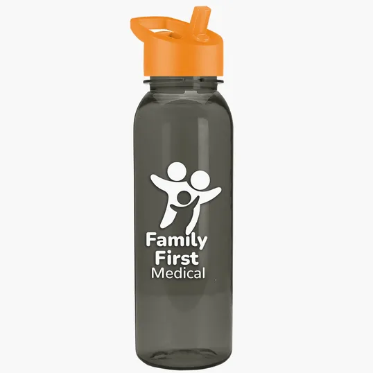 Garyline® Flat-Sided Tritan® Bottle with Flip-Straw Lid, 24 oz. — view 52