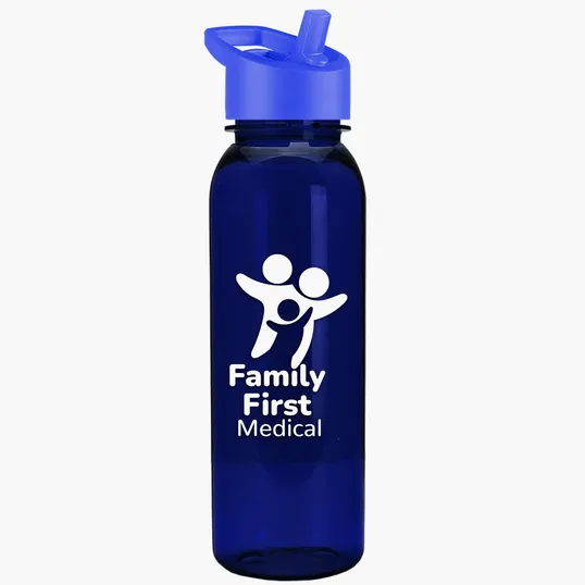 Garyline® Flat-Sided Tritan® Bottle with Flip-Straw Lid, 24 oz. — view 71