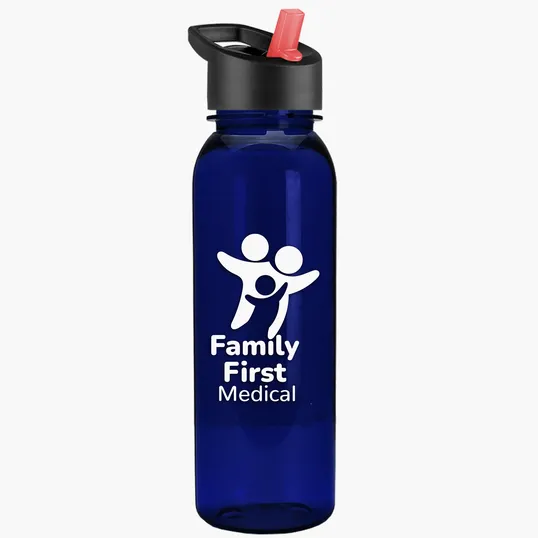 Garyline® Flat-Sided Tritan® Bottle with Flip-Straw Lid, 24 oz. — view 38