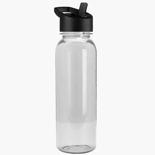 Garyline® Flat-Sided Tritan® Bottle with Flip-Straw Lid, 24 oz.