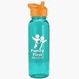 Garyline® Flat-Sided Tritan® Bottle with Flip-Straw Lid, 24 oz. — view 57