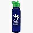 Garyline® Flat-Sided Tritan® Bottle with Flip-Straw Lid, 24 oz. — view 46