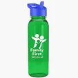 Garyline® Flat-Sided Tritan® Bottle with Flip-Straw Lid, 24 oz. — view 70