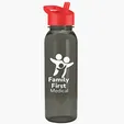 Garyline® Flat-Sided Tritan® Bottle with Flip-Straw Lid, 24 oz. — view 59