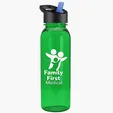 Garyline® Flat-Sided Tritan® Bottle with Flip-Straw Lid, 24 oz. — view 29