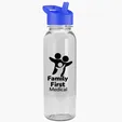 Garyline® Flat-Sided Tritan® Bottle with Flip-Straw Lid, 24 oz. — view 15