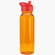 Garyline® Flat-Sided Tritan® Bottle with Flip-Straw Lid, 24 oz. — view 5