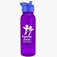 Garyline® Flat-Sided Tritan® Bottle with Flip-Straw Lid, 24 oz. — view 74
