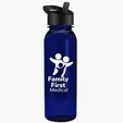 Garyline® Flat-Sided Tritan® Bottle with Flip-Straw Lid, 24 oz. — view 22