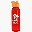Garyline® Flat-Sided Tritan® Bottle with Flip-Straw Lid, 24 oz. — view 56