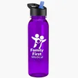 Garyline® Flat-Sided Tritan® Bottle with Flip-Straw Lid, 24 oz. — view 34