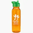 Garyline® Flat-Sided Tritan® Bottle with Flip-Straw Lid, 24 oz. — view 47