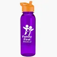 Garyline® Flat-Sided Tritan® Bottle with Flip-Straw Lid, 24 oz. — view 58