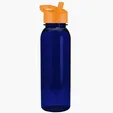 Garyline® Flat-Sided Tritan® Bottle with Flip-Straw Lid, 24 oz. — view 4