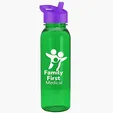 Garyline® Flat-Sided Tritan® Bottle with Flip-Straw Lid, 24 oz. — view 77