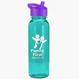 Garyline® Flat-Sided Tritan® Bottle with Flip-Straw Lid, 24 oz. — view 81