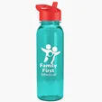 Garyline® Flat-Sided Tritan® Bottle with Flip-Straw Lid, 24 oz. — view 65