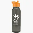 Garyline® Flat-Sided Tritan® Bottle with Flip-Straw Lid, 24 oz. — view 52