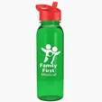 Garyline® Flat-Sided Tritan® Bottle with Flip-Straw Lid, 24 oz. — view 61