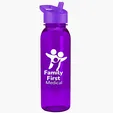 Garyline® Flat-Sided Tritan® Bottle with Flip-Straw Lid, 24 oz. — view 82