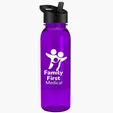 Garyline® Flat-Sided Tritan® Bottle with Flip-Straw Lid, 24 oz. — view 26