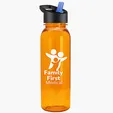 Garyline® Flat-Sided Tritan® Bottle with Flip-Straw Lid, 24 oz. — view 31