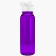 Garyline® Flat-Sided Tritan® Bottle with Flip-Straw Lid, 24 oz. — view 8