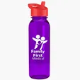 Garyline® Flat-Sided Tritan® Bottle with Flip-Straw Lid, 24 oz. — view 66