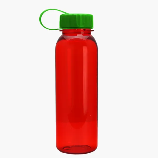 Garyline® Flat-Sided Tritan® Bottle with Tethered Lid, 24 oz. — view 4