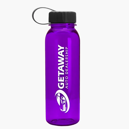 Garyline® Flat-Sided Tritan® Bottle with Tethered Lid, 24 oz. — view 23