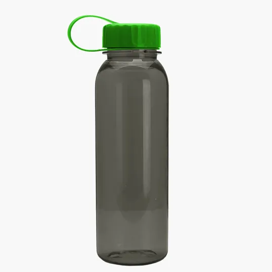 Garyline® Flat-Sided Tritan® Bottle with Tethered Lid, 24 oz. — view 3