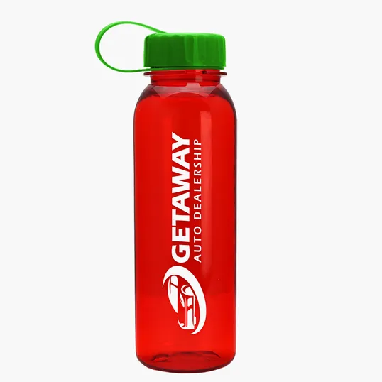 Garyline® Flat-Sided Tritan® Bottle with Tethered Lid, 24 oz. — view 24