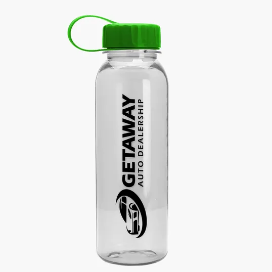 Garyline® Flat-Sided Tritan® Bottle with Tethered Lid, 24 oz. — view 12