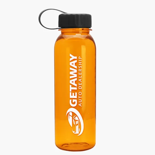 Garyline® Flat-Sided Tritan® Bottle with Tethered Lid, 24 oz. — view 20