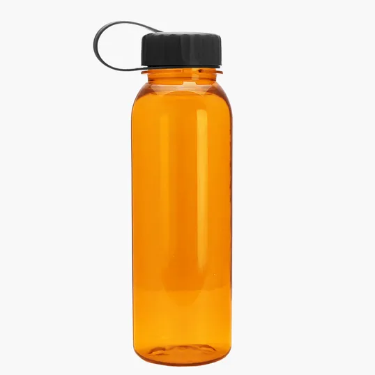 Garyline® Flat-Sided Tritan® Bottle with Tethered Lid, 24 oz. — view 2
