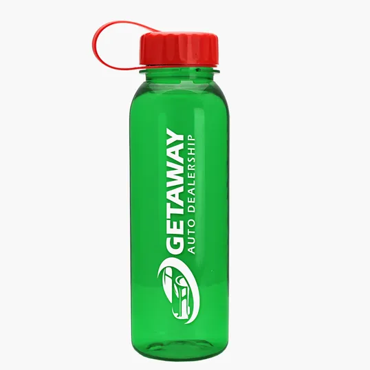 Garyline® Flat-Sided Tritan® Bottle with Tethered Lid, 24 oz. — view 34