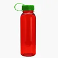 Garyline® Flat-Sided Tritan® Bottle with Tethered Lid, 24 oz. — view 4