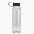 Garyline® Flat-Sided Tritan® Bottle with Tethered Lid, 24 oz.