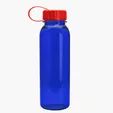 Garyline® Flat-Sided Tritan® Bottle with Tethered Lid, 24 oz. — view 5