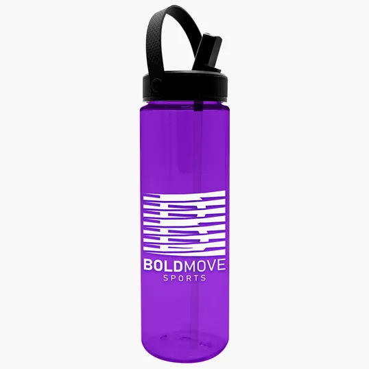 Garyline® Freedom Tritan® Bottle with Flip-Straw, Swivel-Handle Lid, 28 oz. — view 32