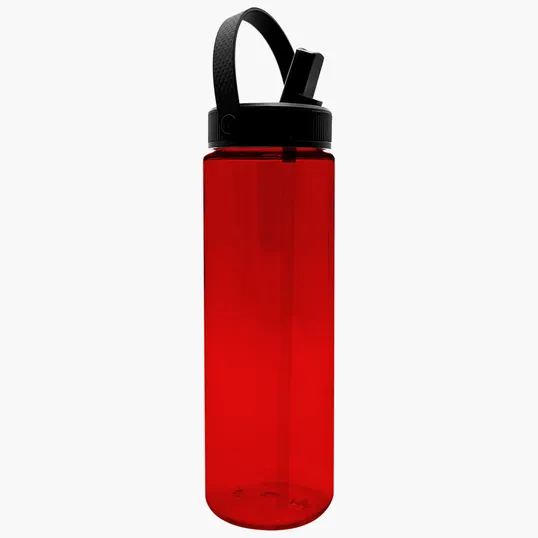 Garyline® Freedom Tritan® Bottle with Flip-Straw, Swivel-Handle Lid, 28 oz. — view 6
